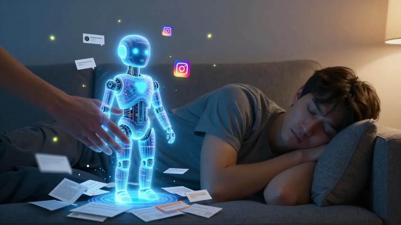 Umělá inteligence uvolňuje člověka od rutinních odpovědí na sociálních sítích.