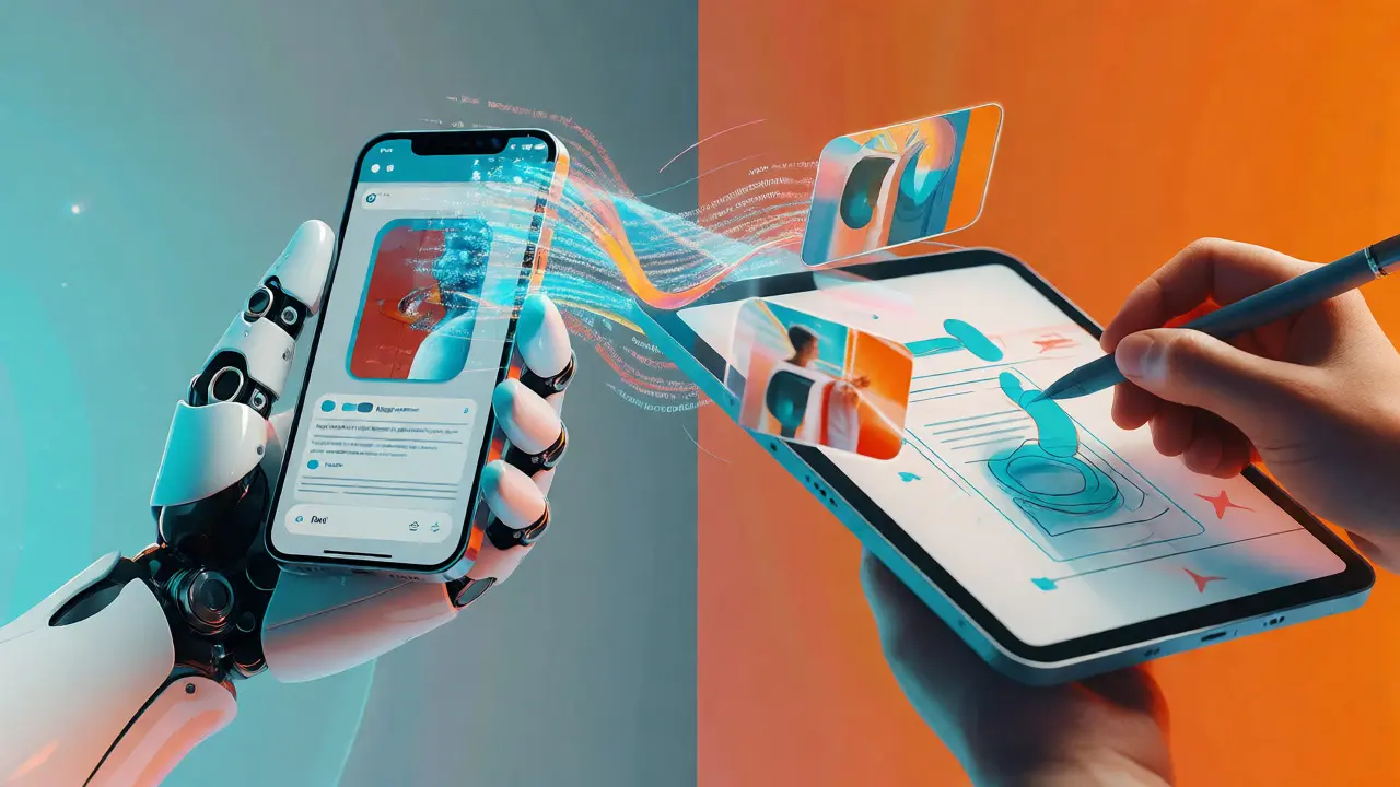 Synergie mezi AI generováním obsahu a lidskou kreativitou